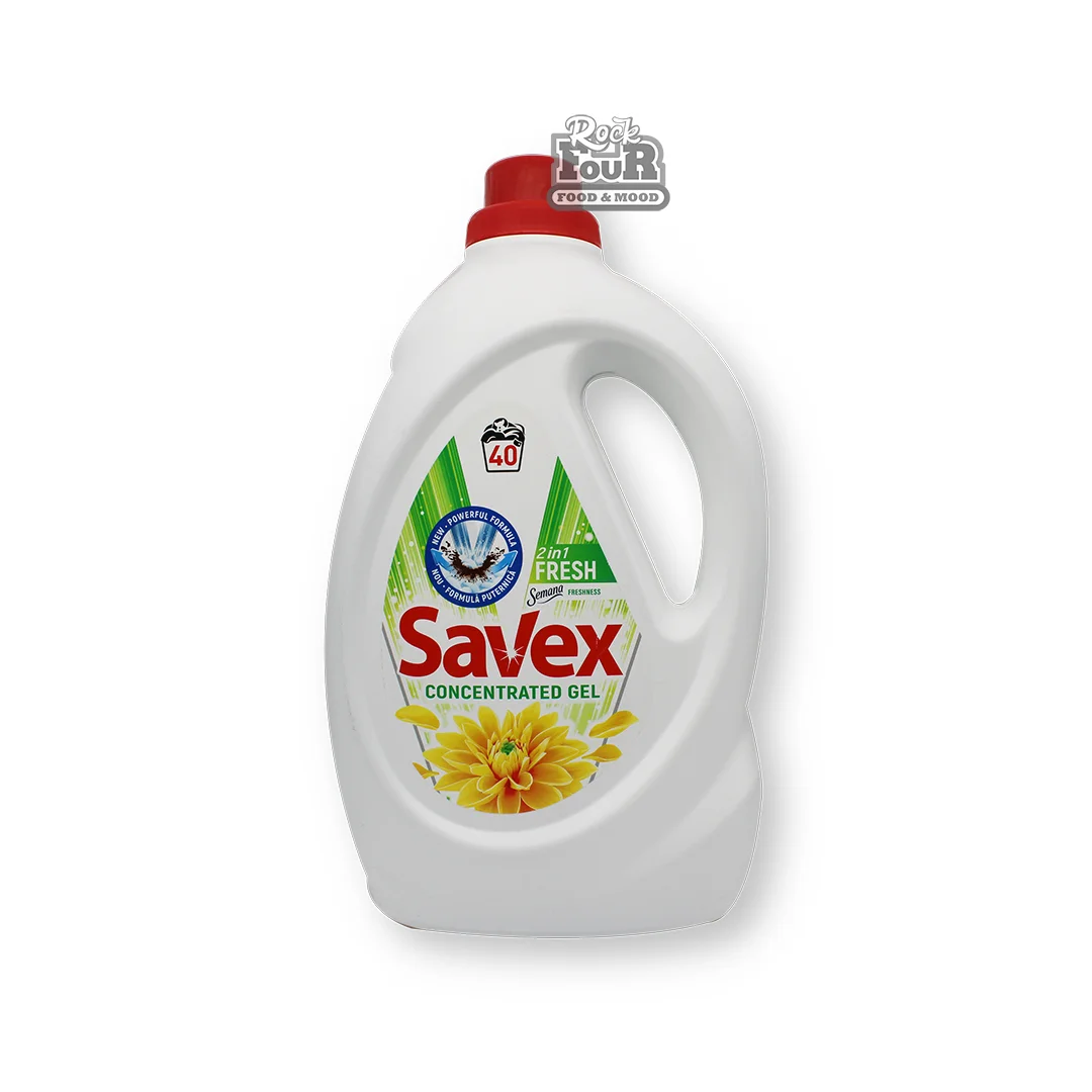 Լվացքի հեղուկ «Savex 2in1 Fresh Semana» 2.2լ